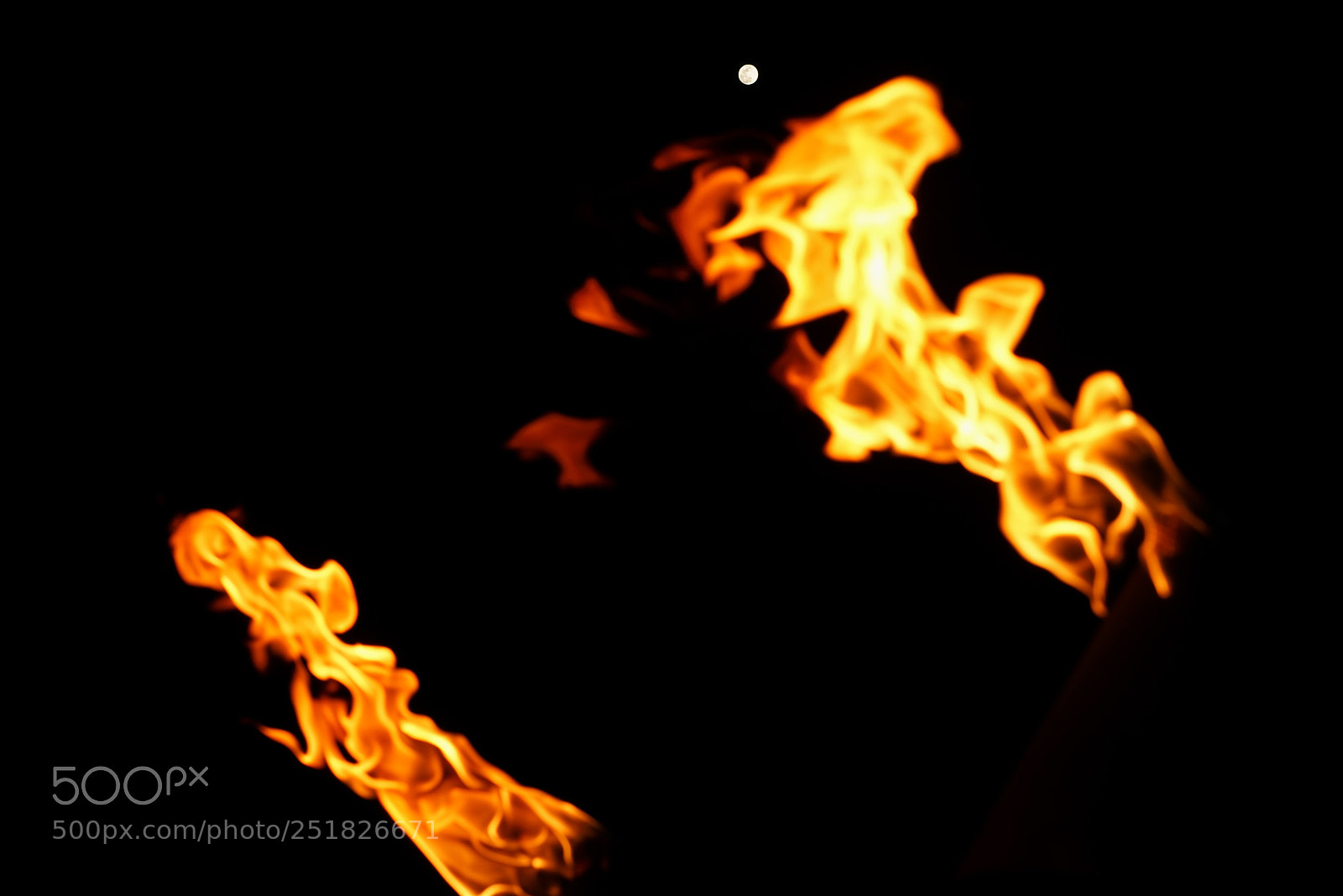 Sony a7R sample photo. Dance to full moon photography