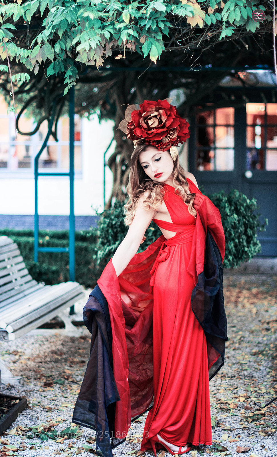 Nikon D7100 sample photo. Red lady photography