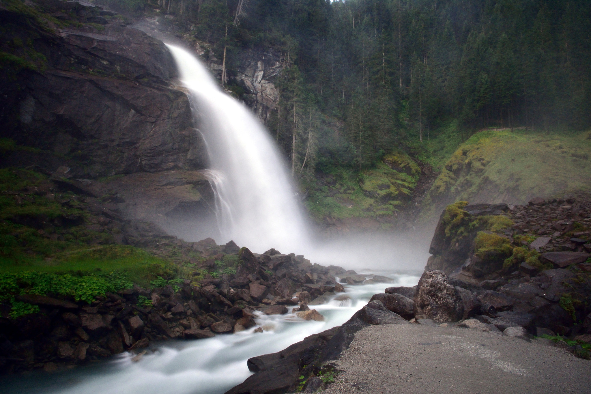 Nikon D7200 sample photo. Krimml waterfalls photography