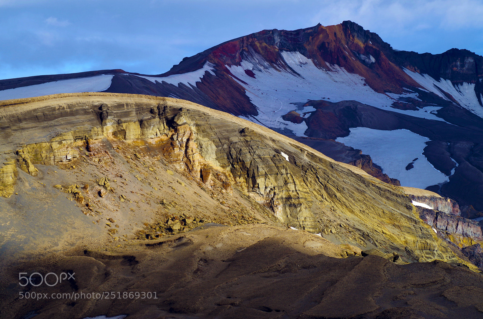 Pentax K-500 sample photo. Volcanic landscape of the photography