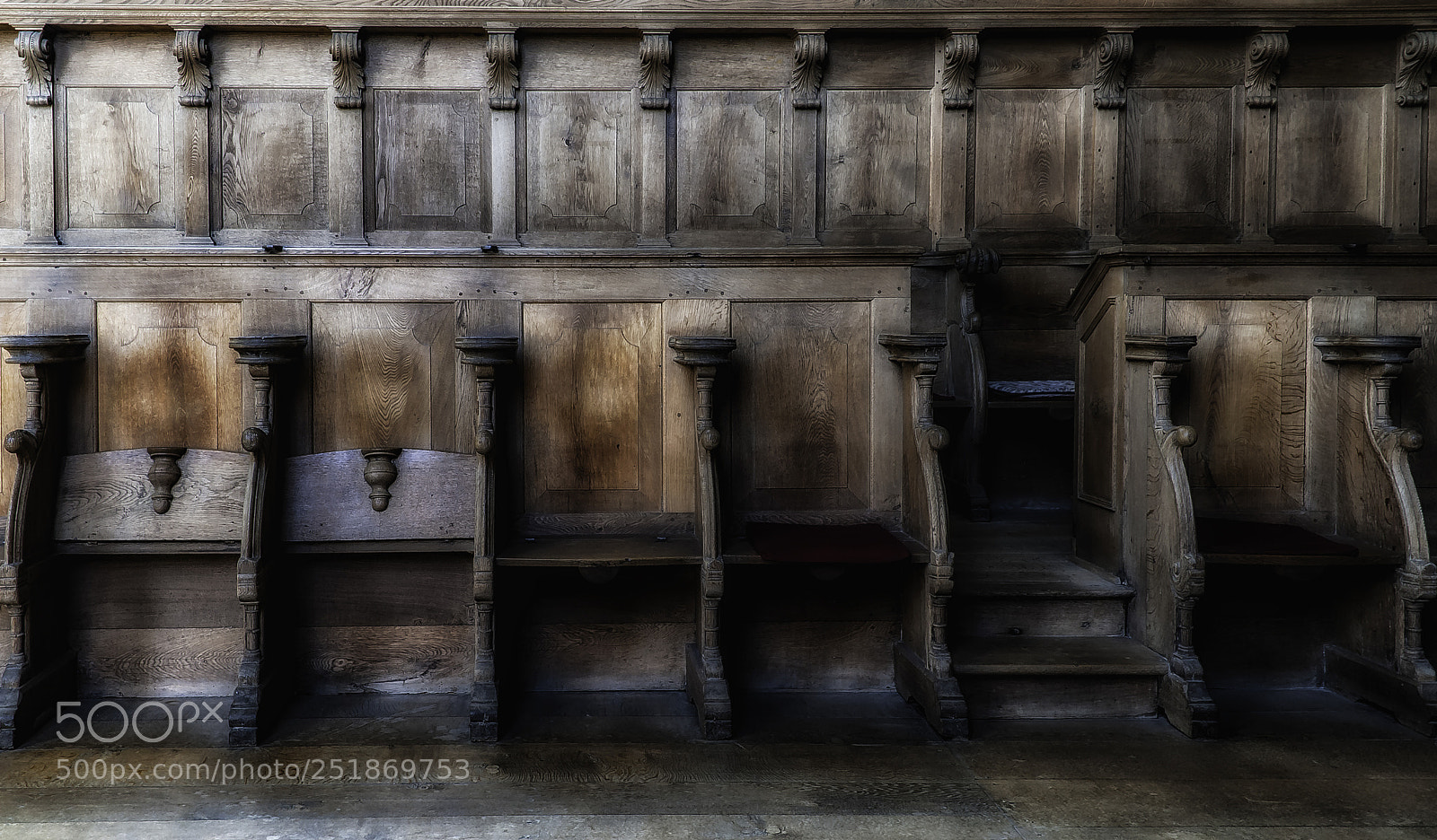 Nikon D700 sample photo. "old monastery chairs" photography
