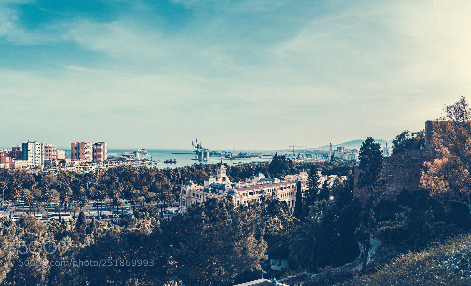 Nikon D5100 sample photo. Malaga pano photography
