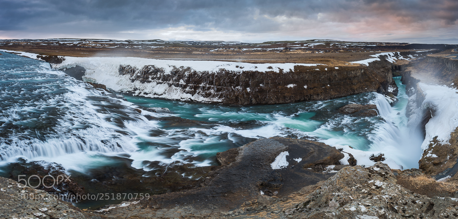 Nikon D810 sample photo. Gulfoss waterfall photography