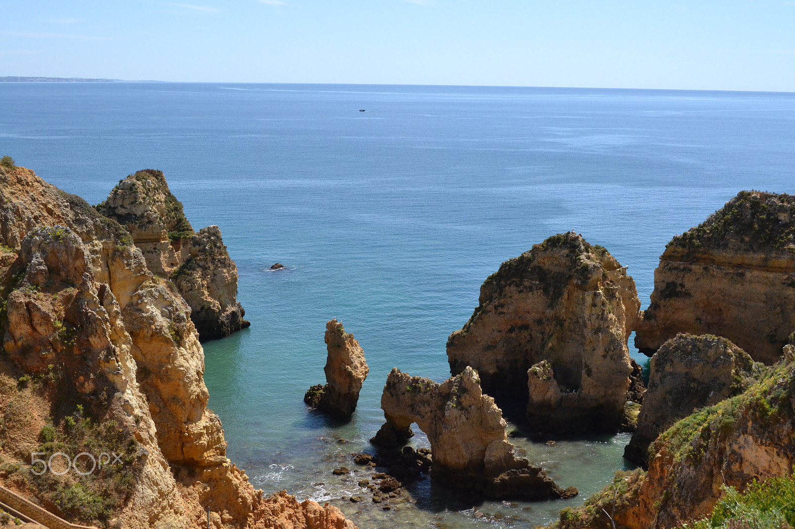 Nikon D3100 sample photo. Algarve, vistas de la costa photography