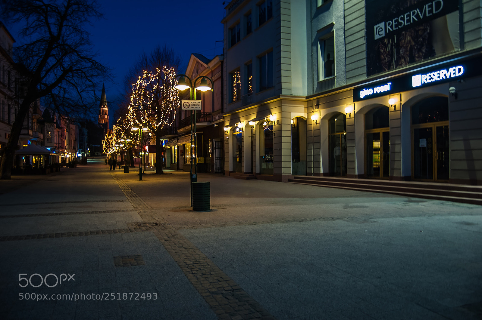 Nikon D50 sample photo. Sopot night photography