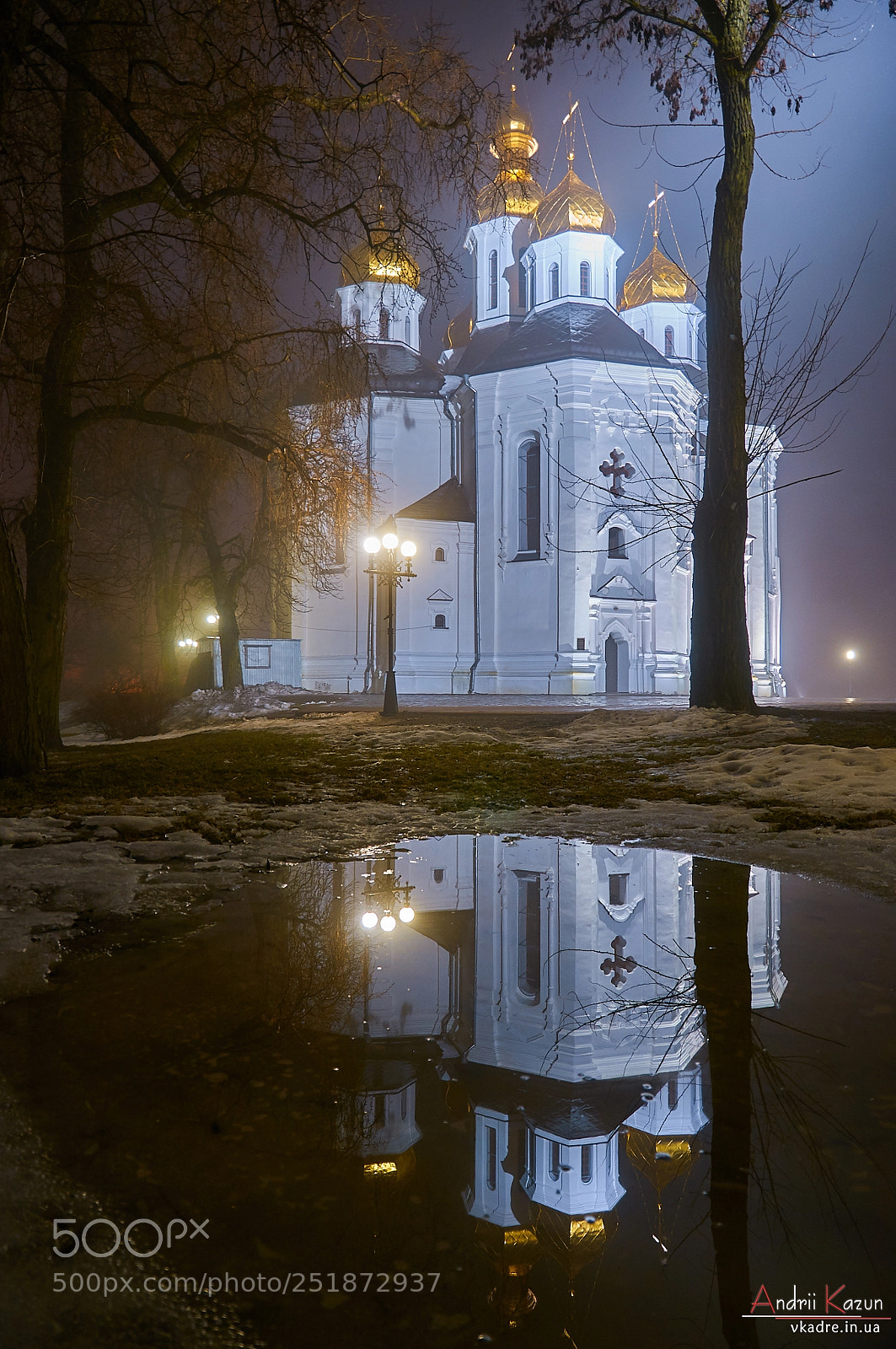 Nikon D300 sample photo. Reflection of ancient church photography