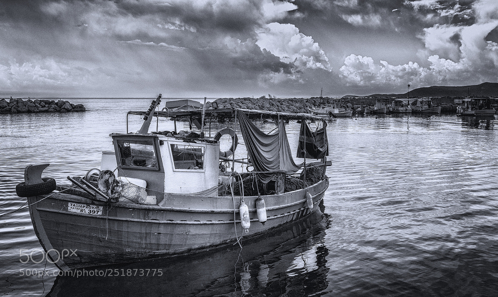 Nikon D610 sample photo. Boat at finikounta photography