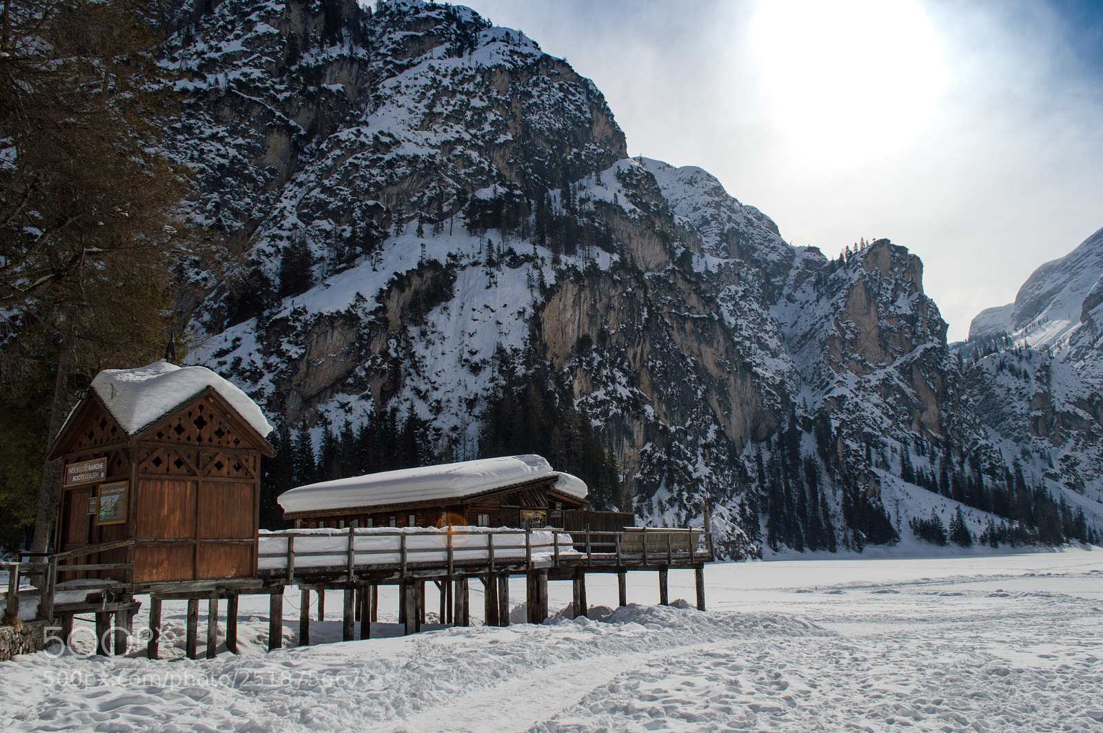 Nikon D3200 sample photo. A winter view of photography