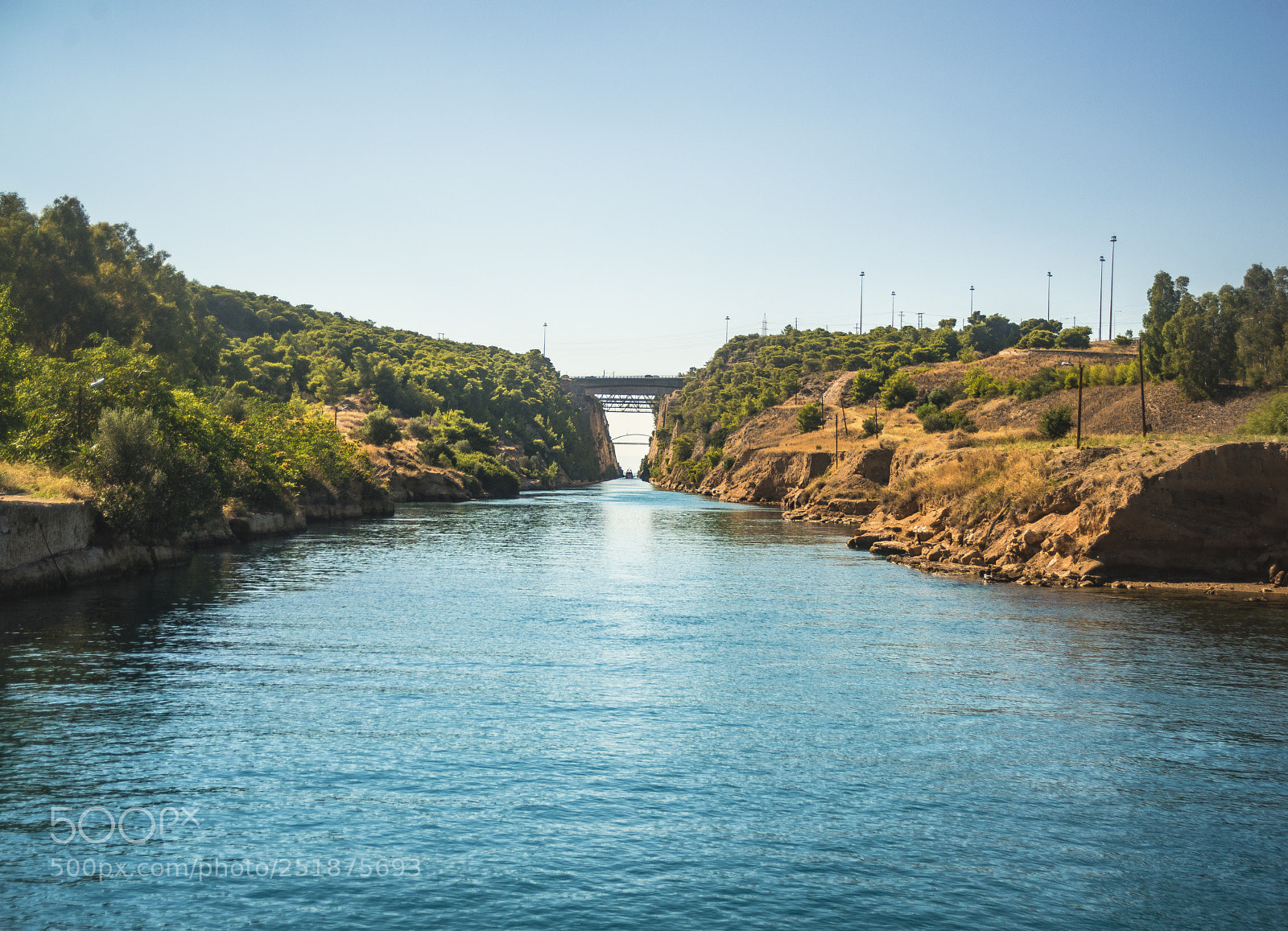 Nikon D800 sample photo. Isthmus of corinth photography