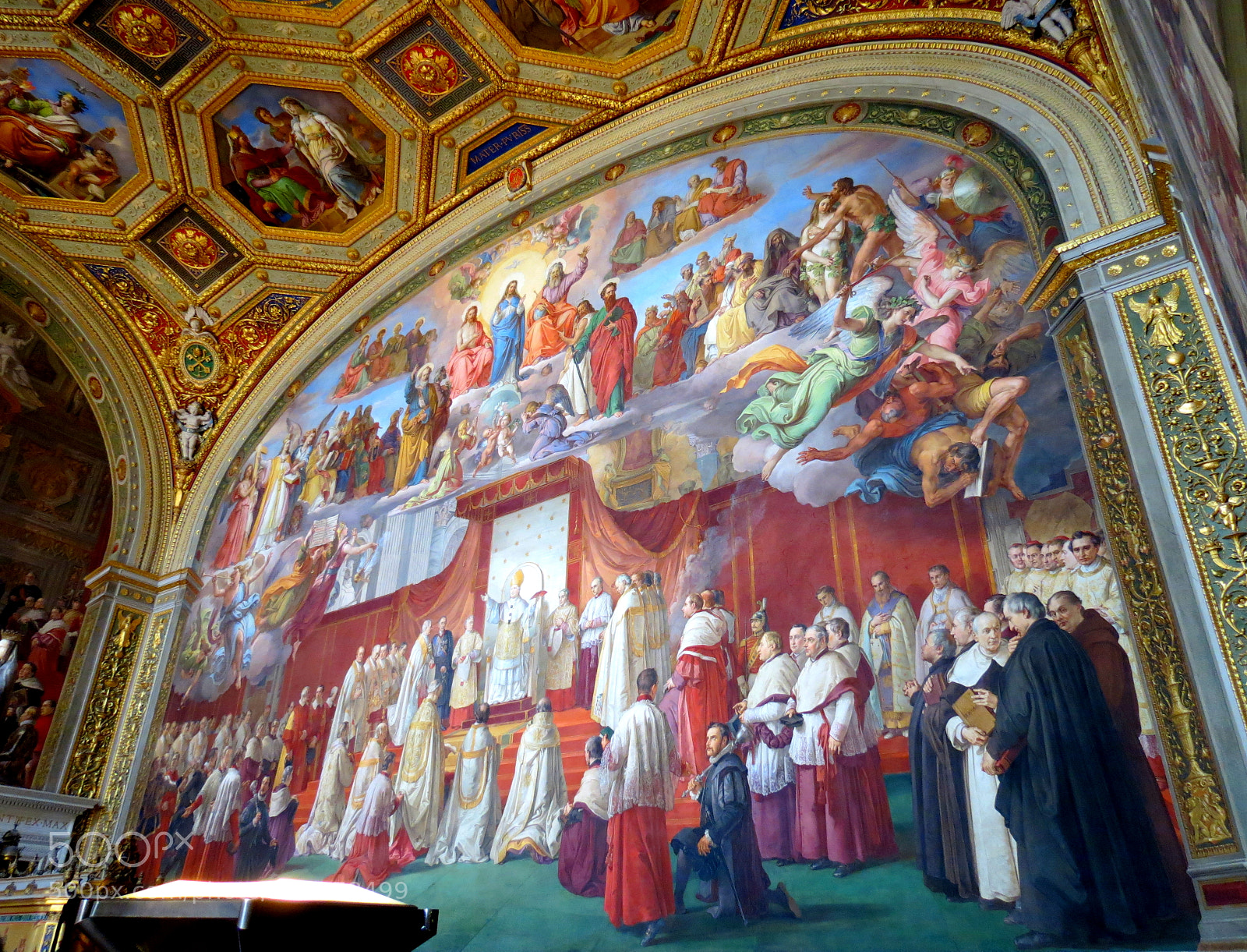 Canon PowerShot SX40 HS sample photo. Raphael's walk-in fresco photography
