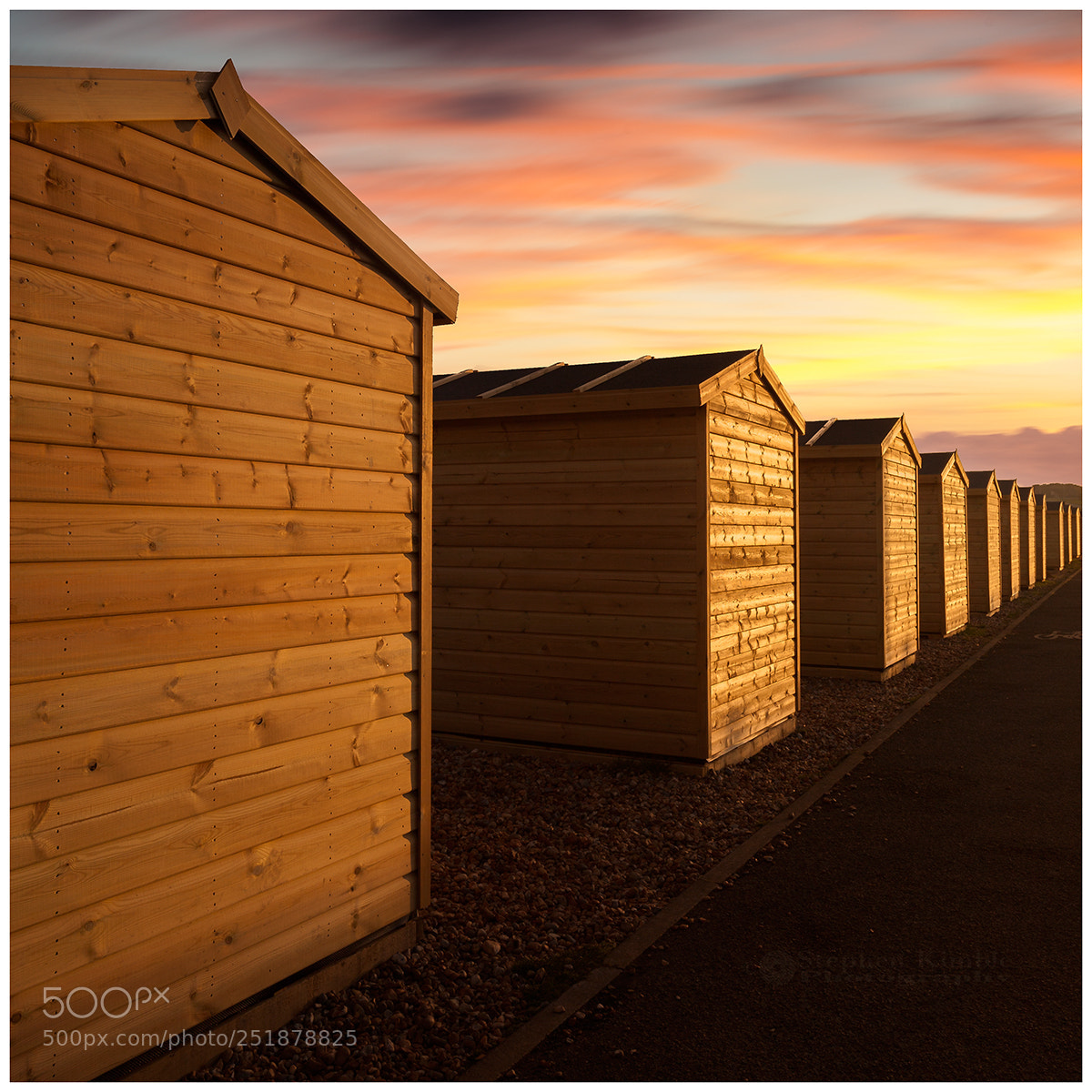 Canon EOS 5D Mark II sample photo. Golden beach huts photography
