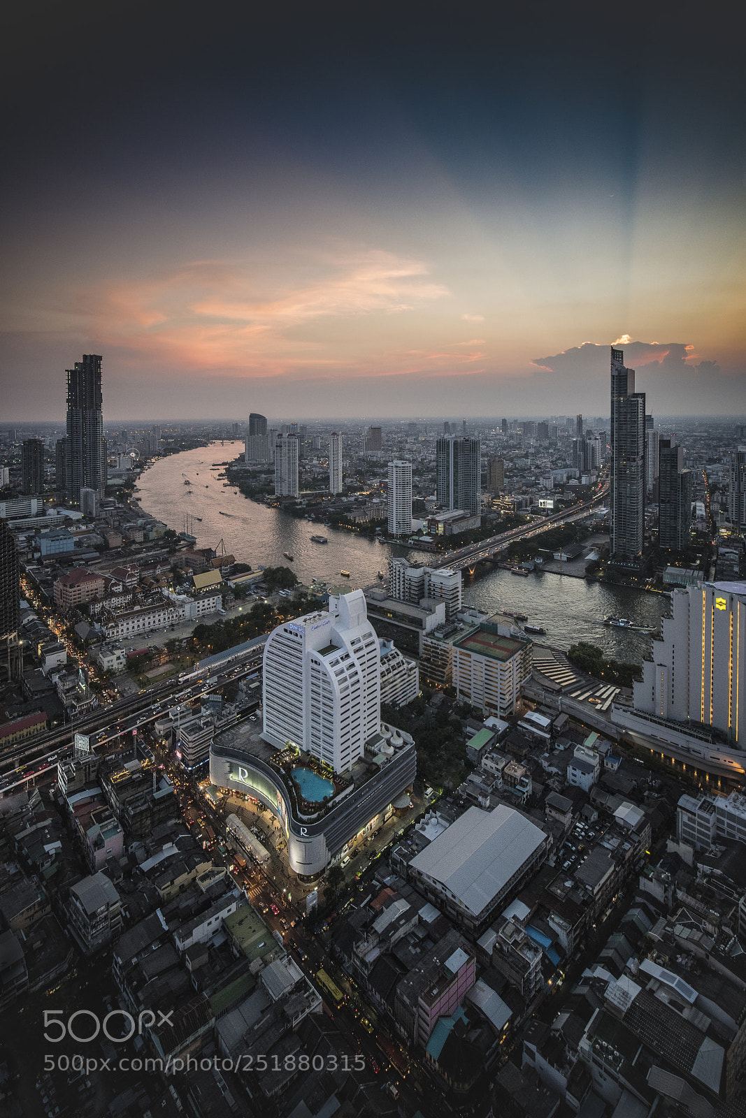 Nikon D850 sample photo. Sunset@bangkok photography