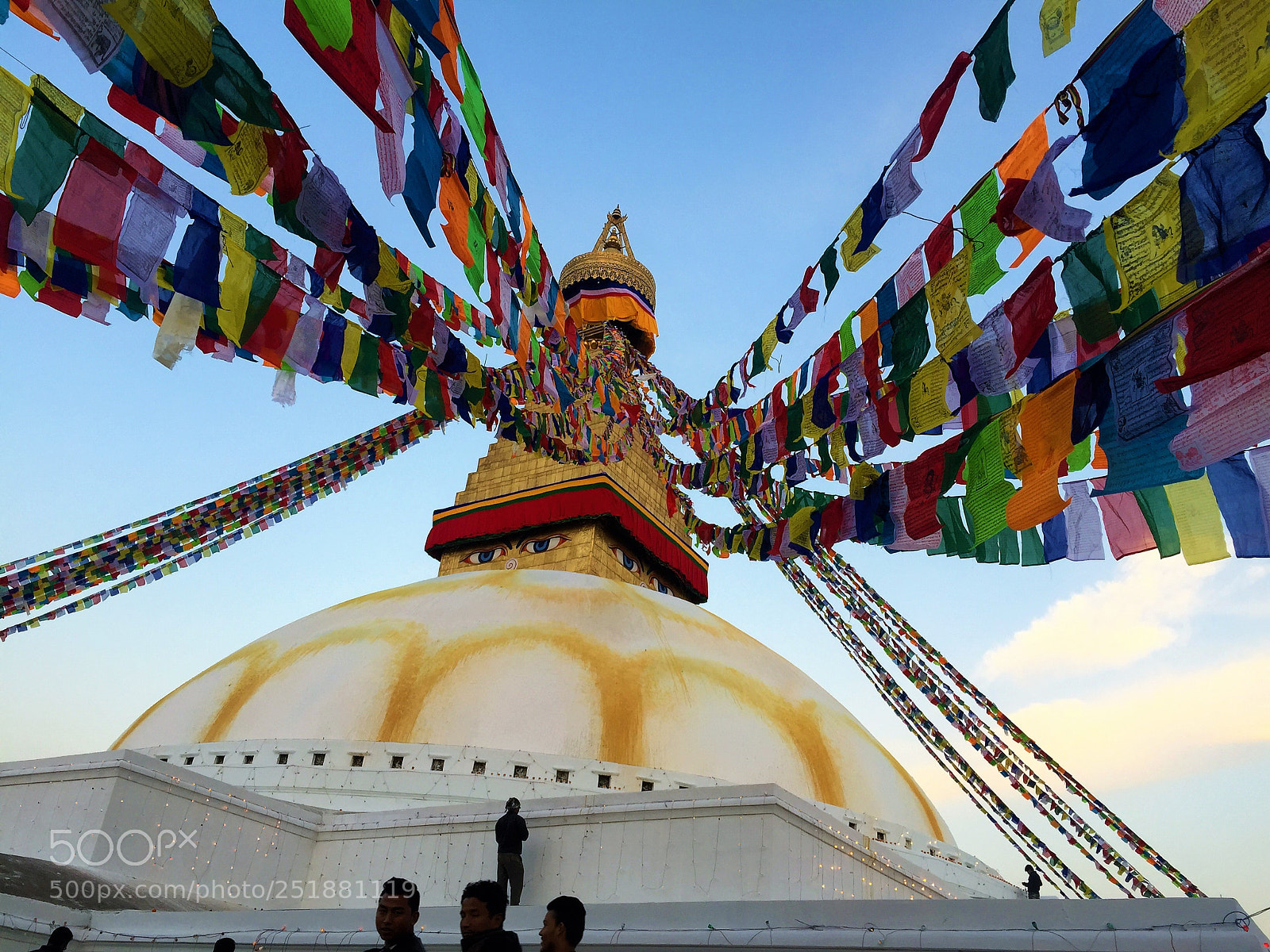 Apple iPhone 6 sample photo. Boudhanath stupa photography