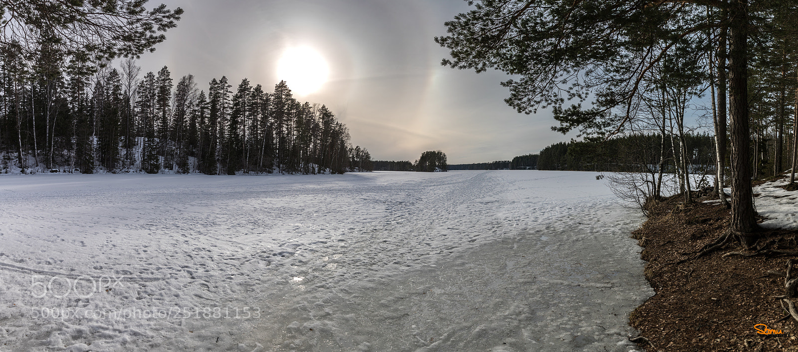 Canon EOS-1D X Mark II sample photo. Halo in iso-melkutin lake photography
