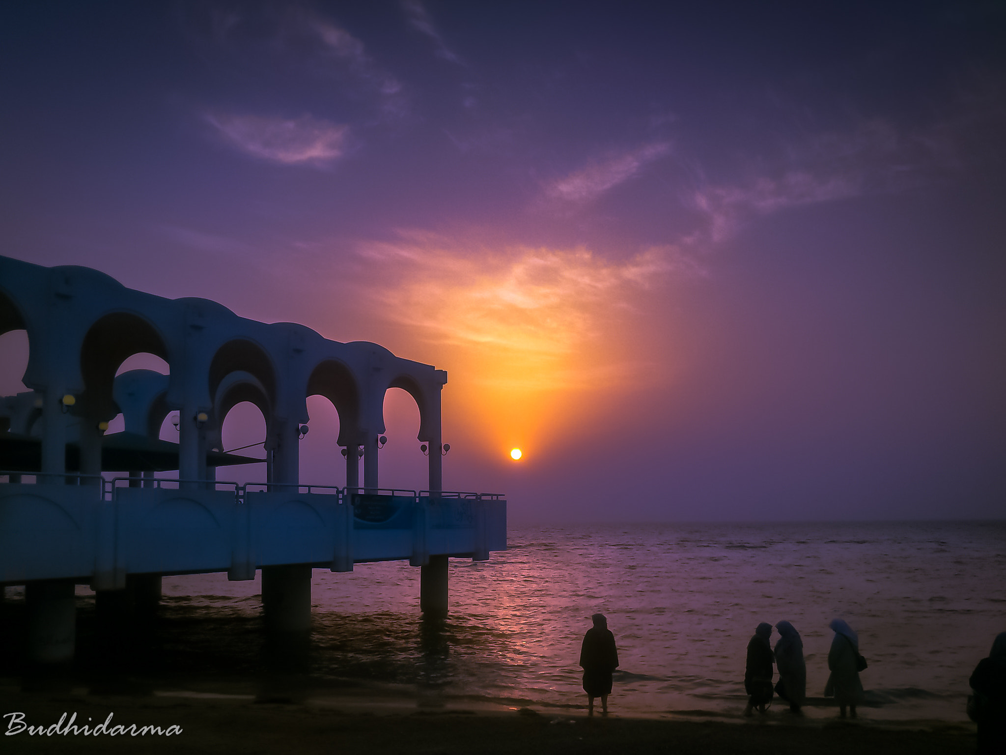 Sony Ericsson Xperia ray sample photo. The colors of twilight and sunset in red sea photography