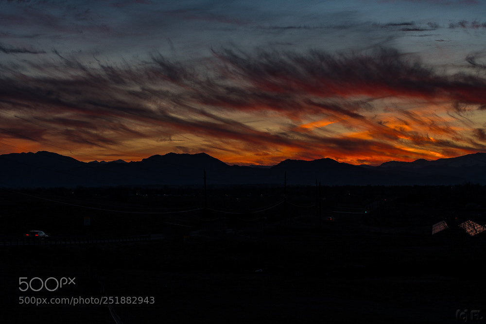 Nikon D7500 sample photo. Western sunset photography