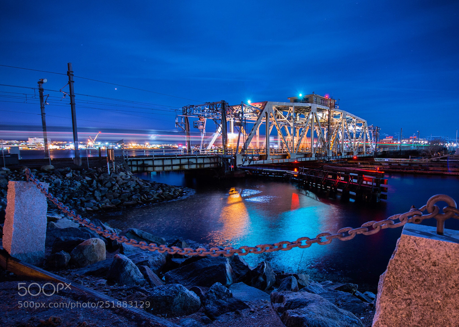 Nikon D7200 sample photo. Night train express photography