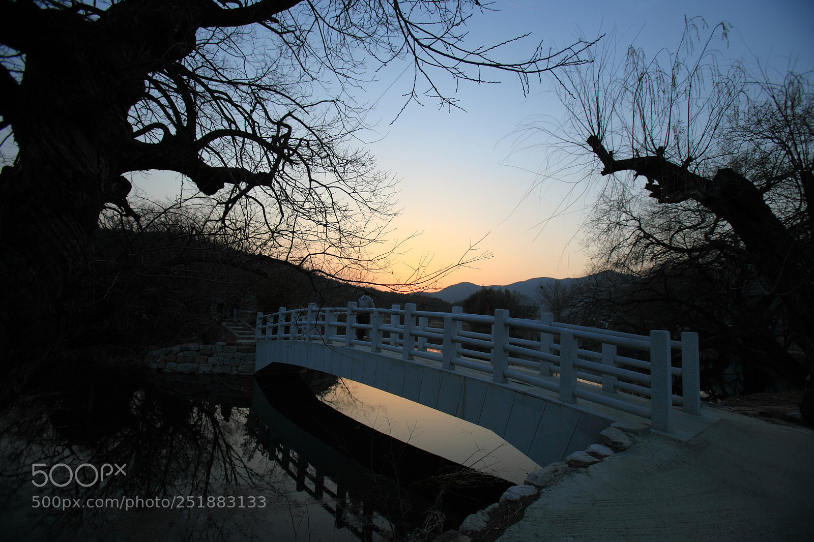 Canon EOS 5D Mark II sample photo. On the bridge photography