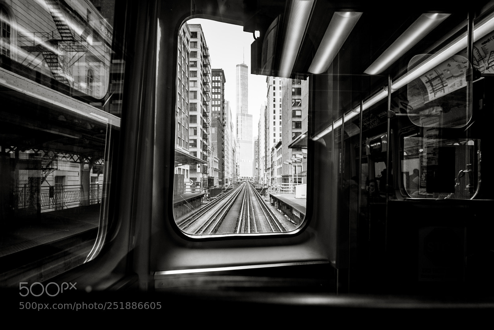 Nikon D7200 sample photo. Downtown train photography