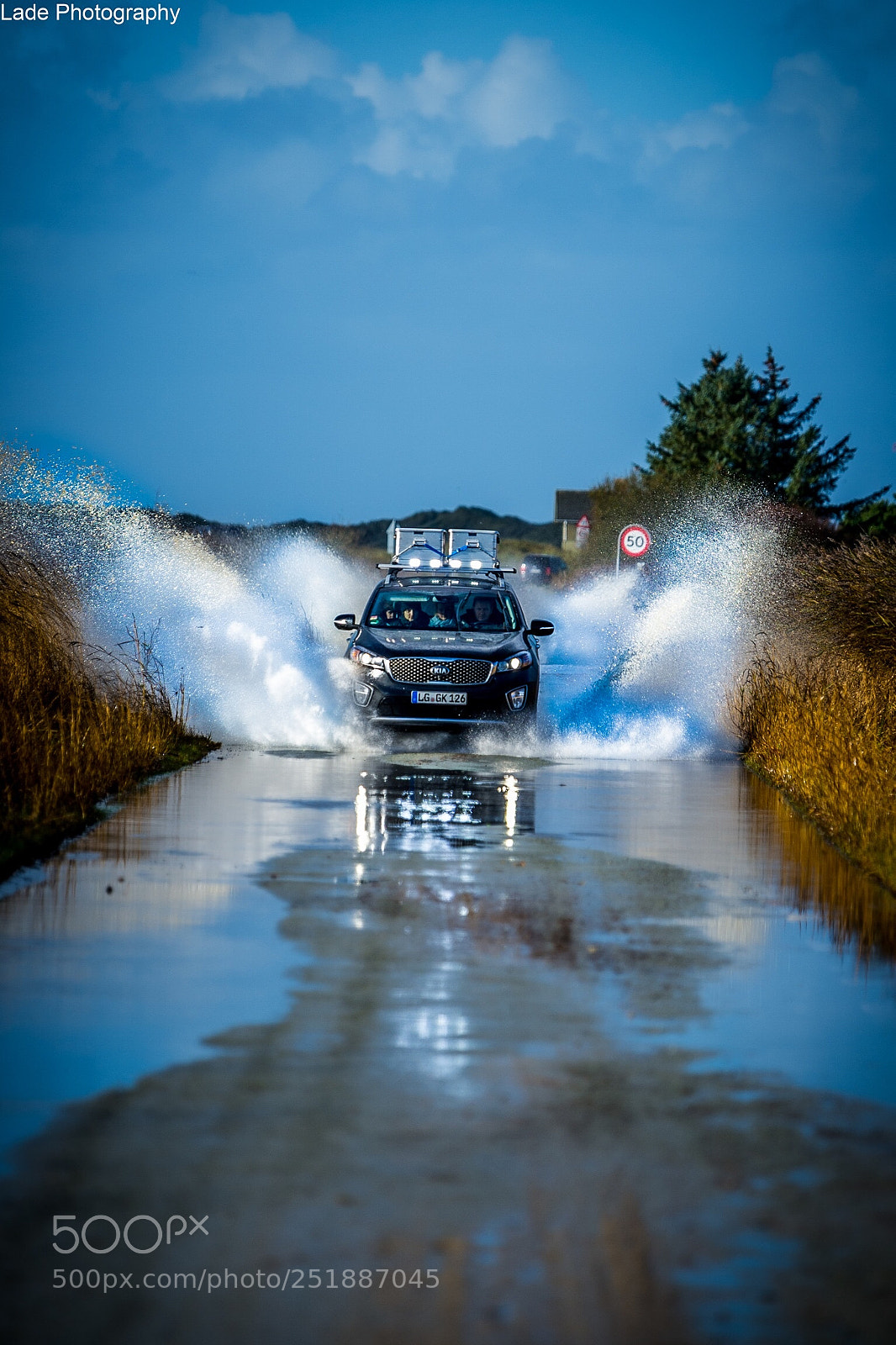 Nikon D4 sample photo. Through the water photography