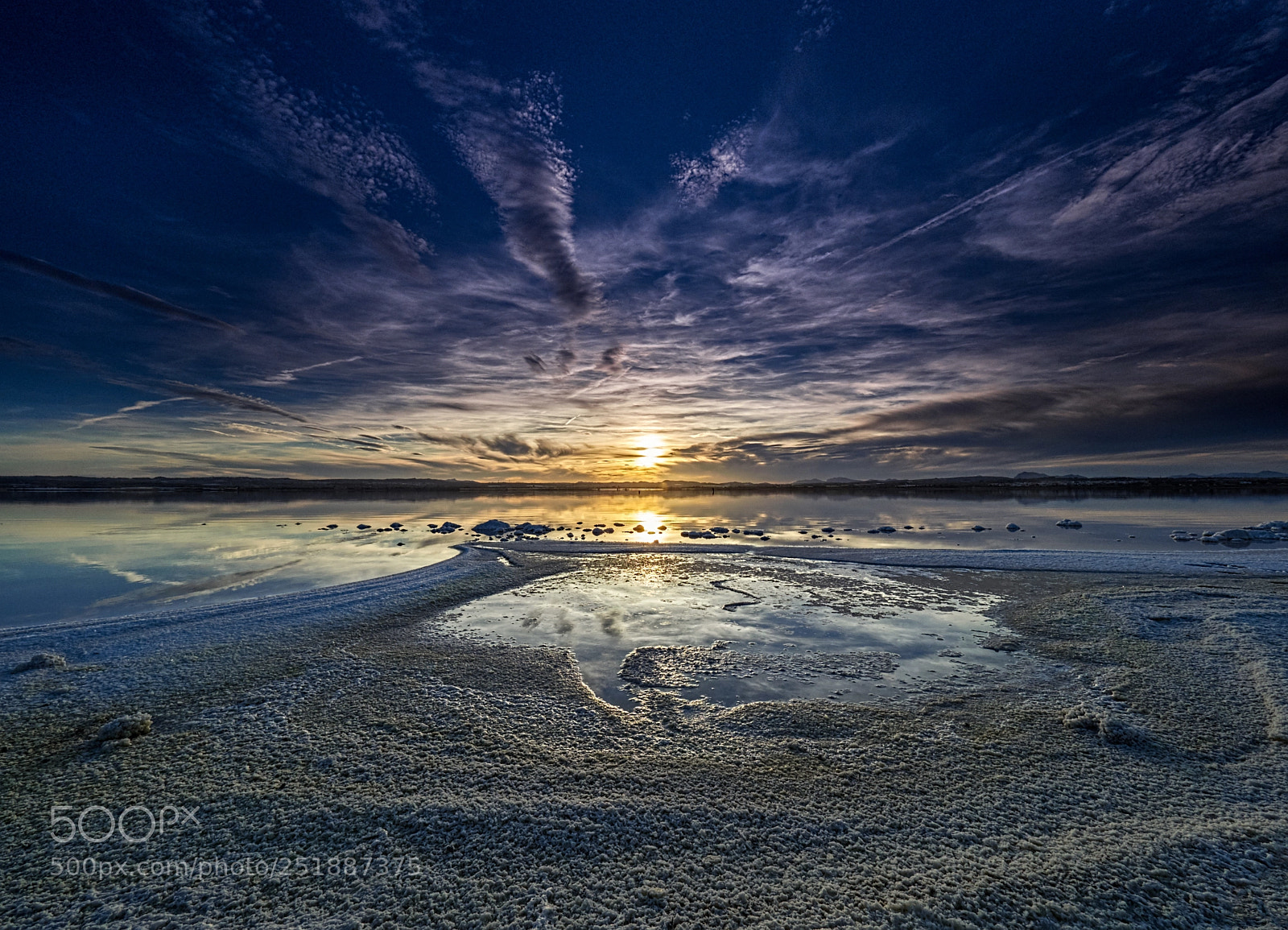 Olympus OM-D E-M1 Mark II sample photo. Sunset in the salt photography