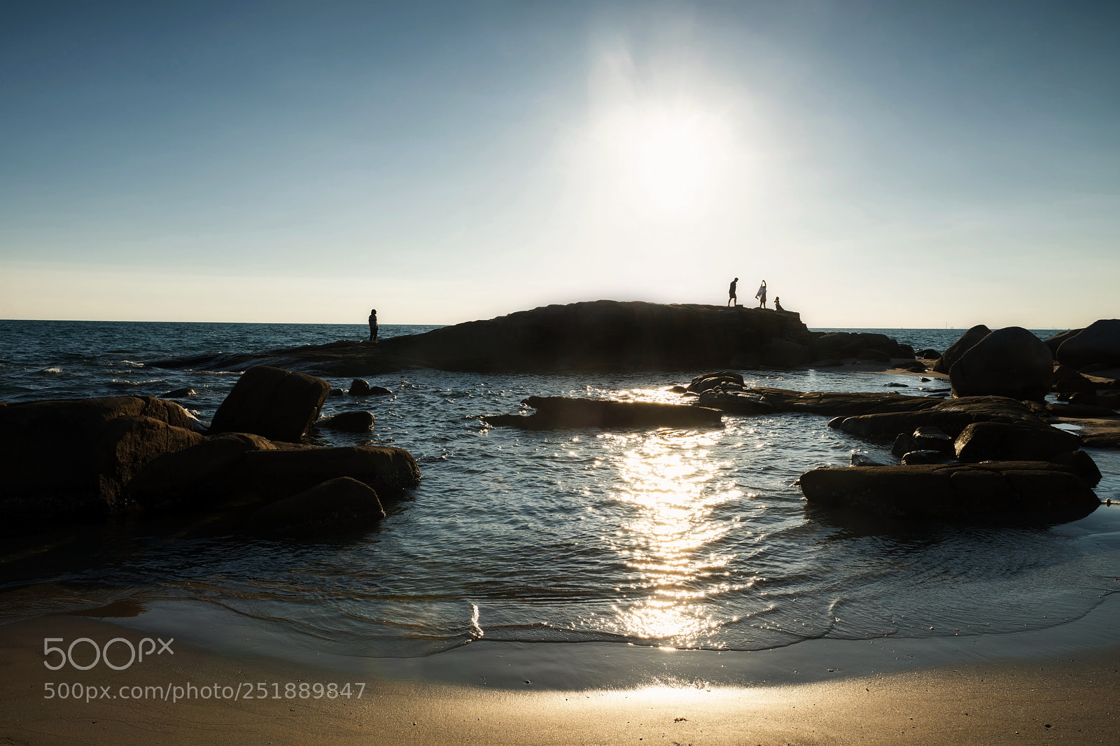 Nikon D810 sample photo. Silhouete seascape in rayong photography