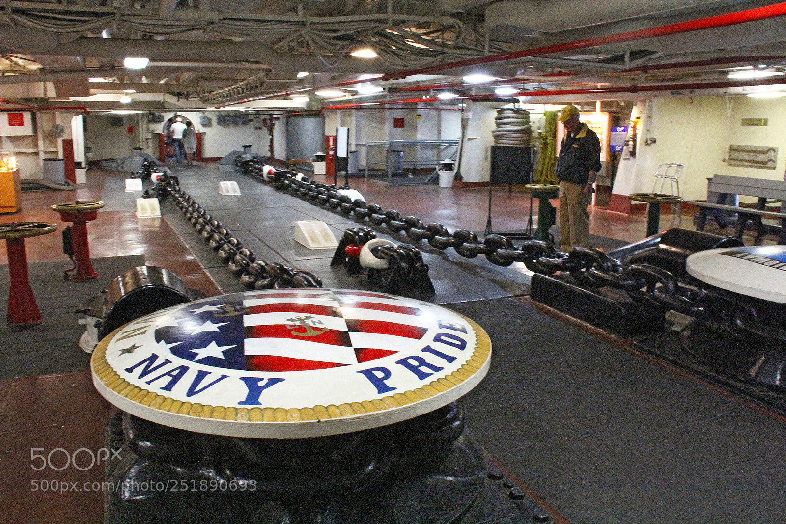 Canon EOS 60D sample photo. Anchor windlass room photography