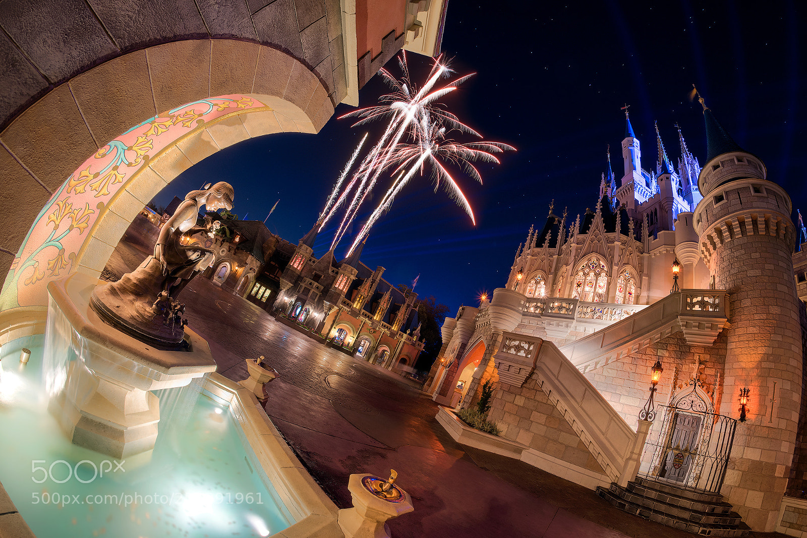 Nikon D810 sample photo. Cinderella's magical kingdom photography