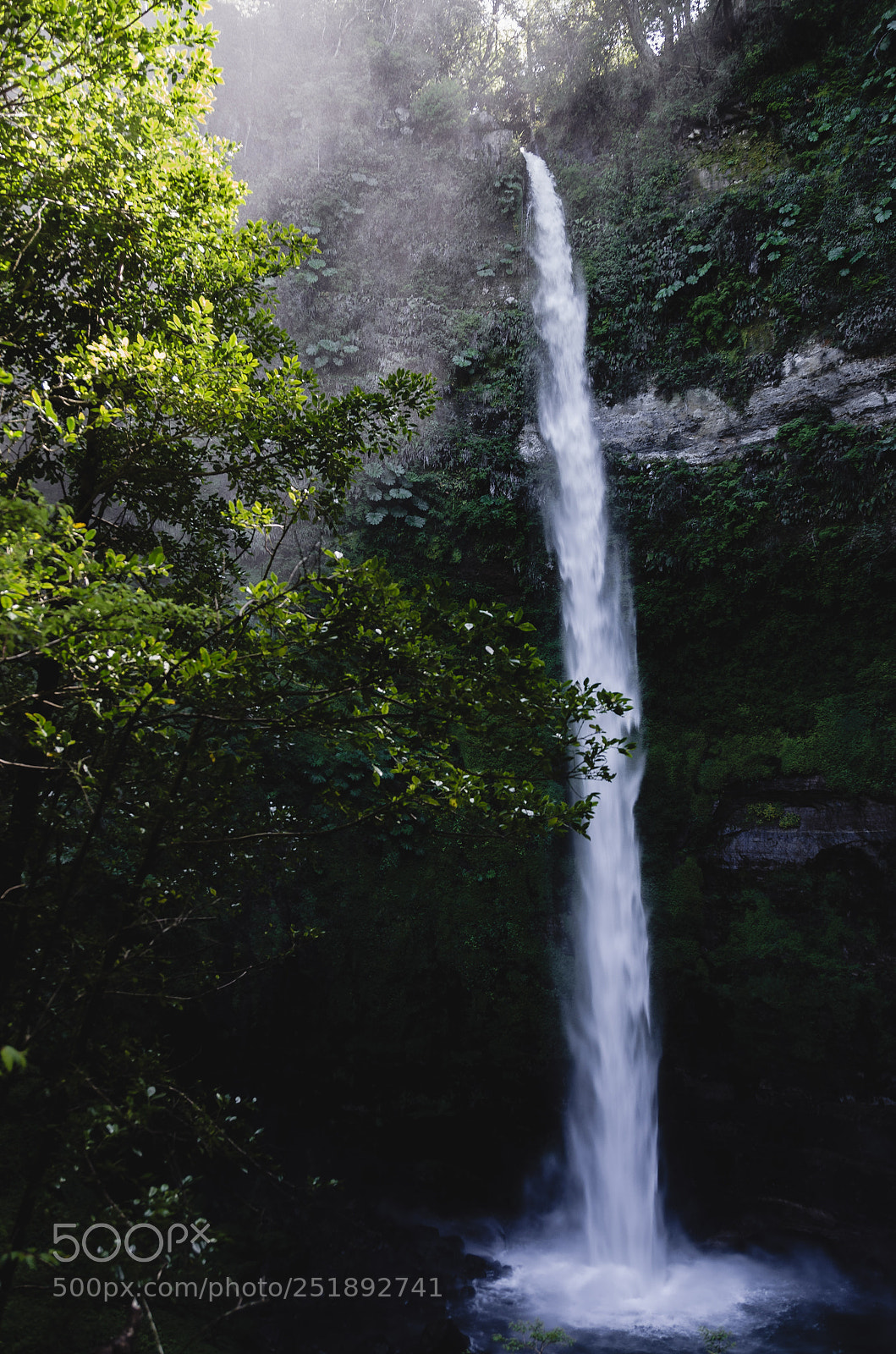 Nikon D7000 sample photo. Waterfall near pucon, chile photography