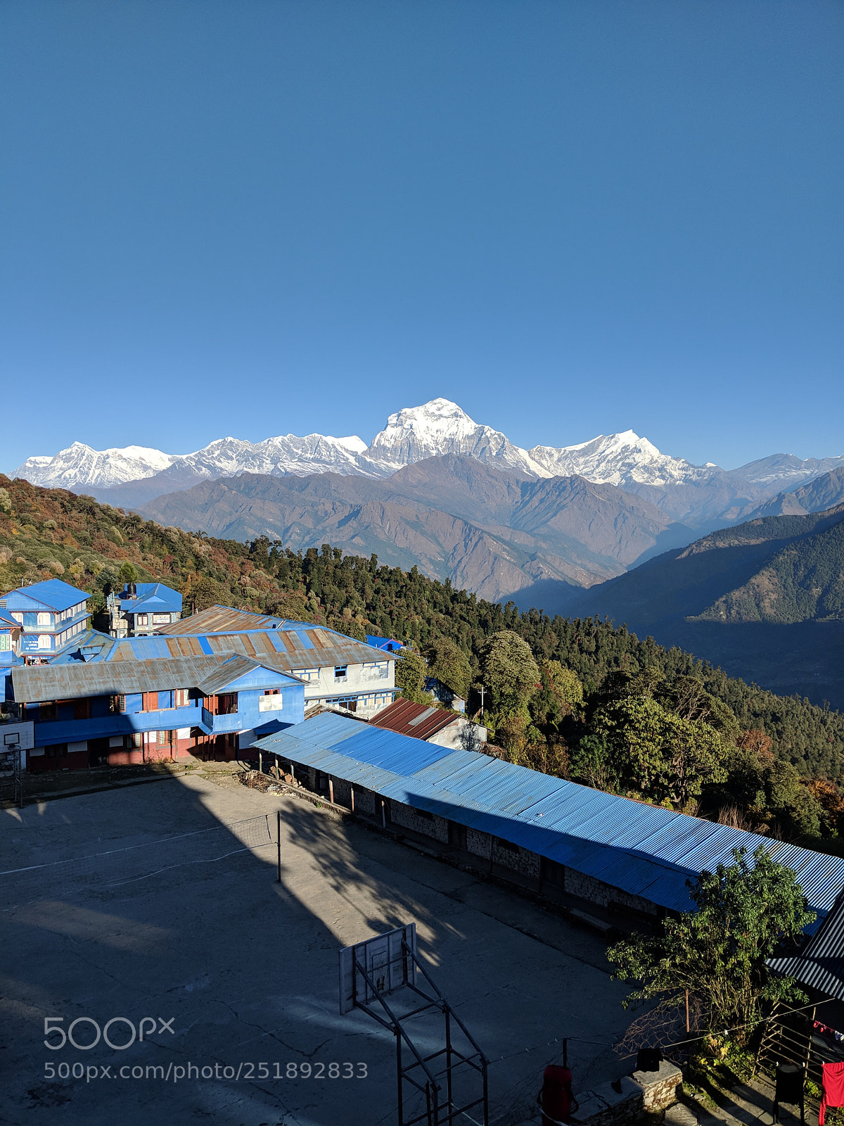 Google Pixel 2 sample photo. Basketball in the mountains? photography