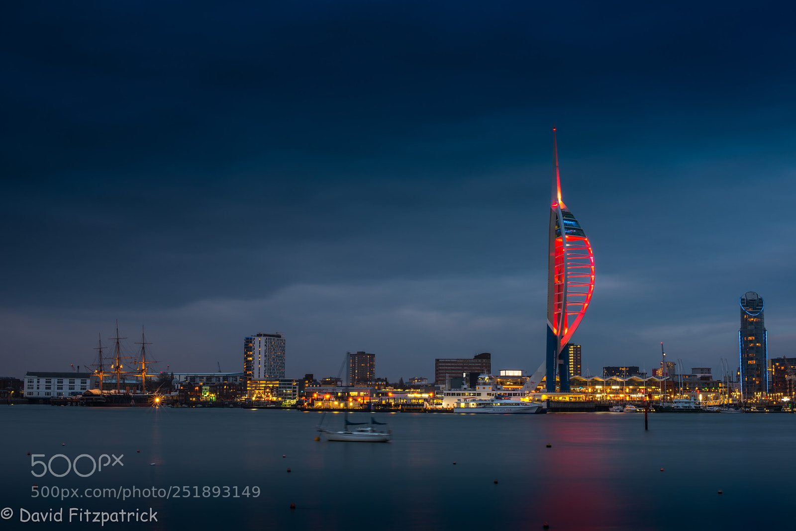 Nikon D810 sample photo. Spinaker tower photography