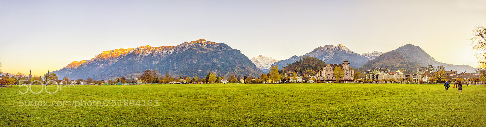 Nikon D600 sample photo. Panorama of interlaken landscapes photography
