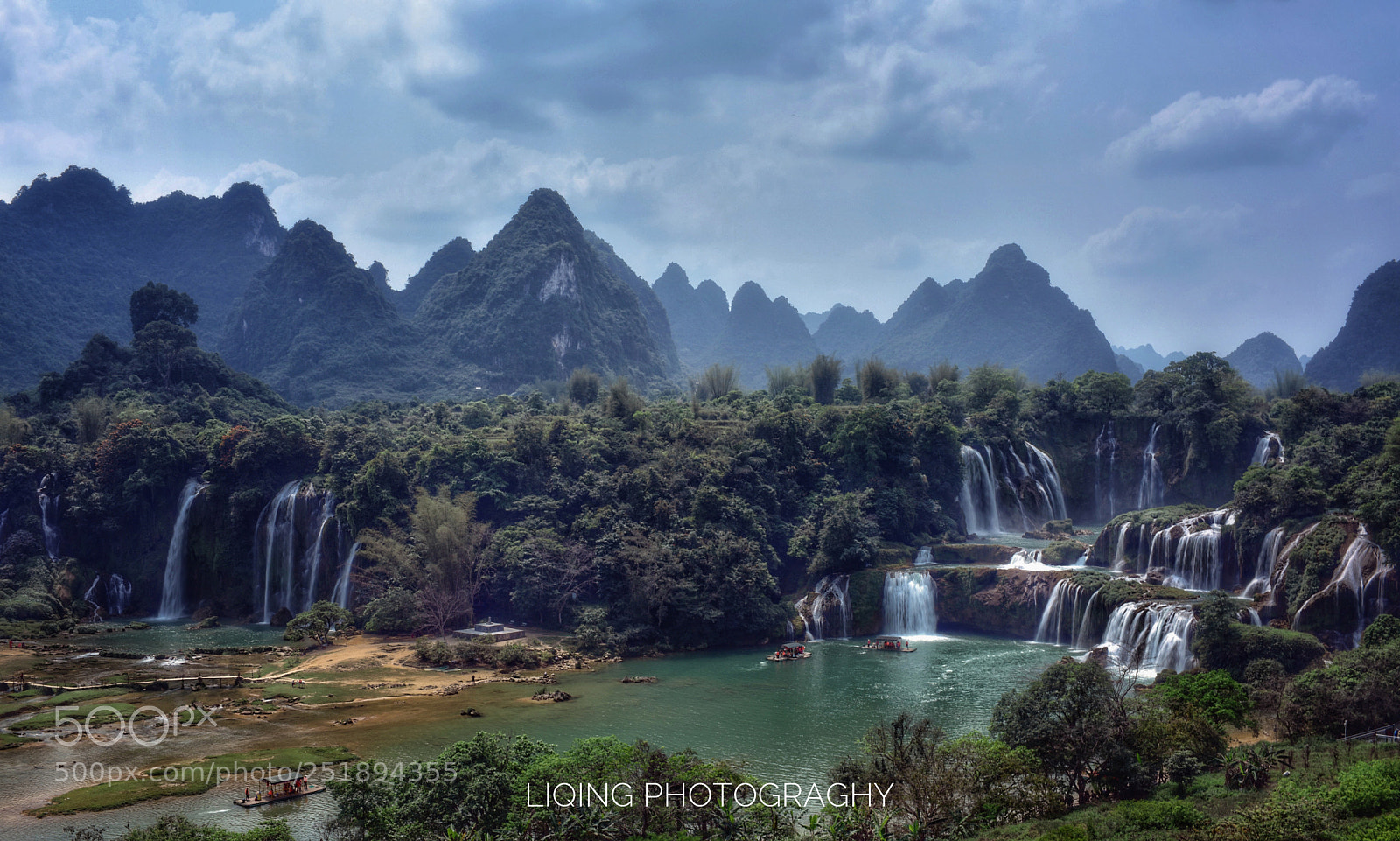 Nikon D810 sample photo. Detian waterfall in guangxi photography