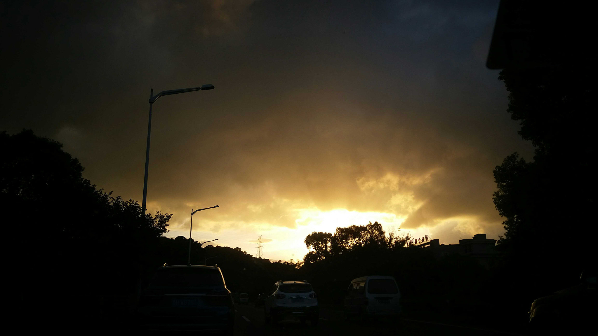 Samsung Galaxy A8 sample photo. 回家的夕阳 photography