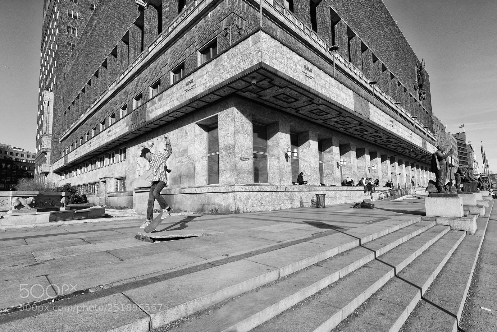Nikon D800 sample photo. Skater at radhuset photography