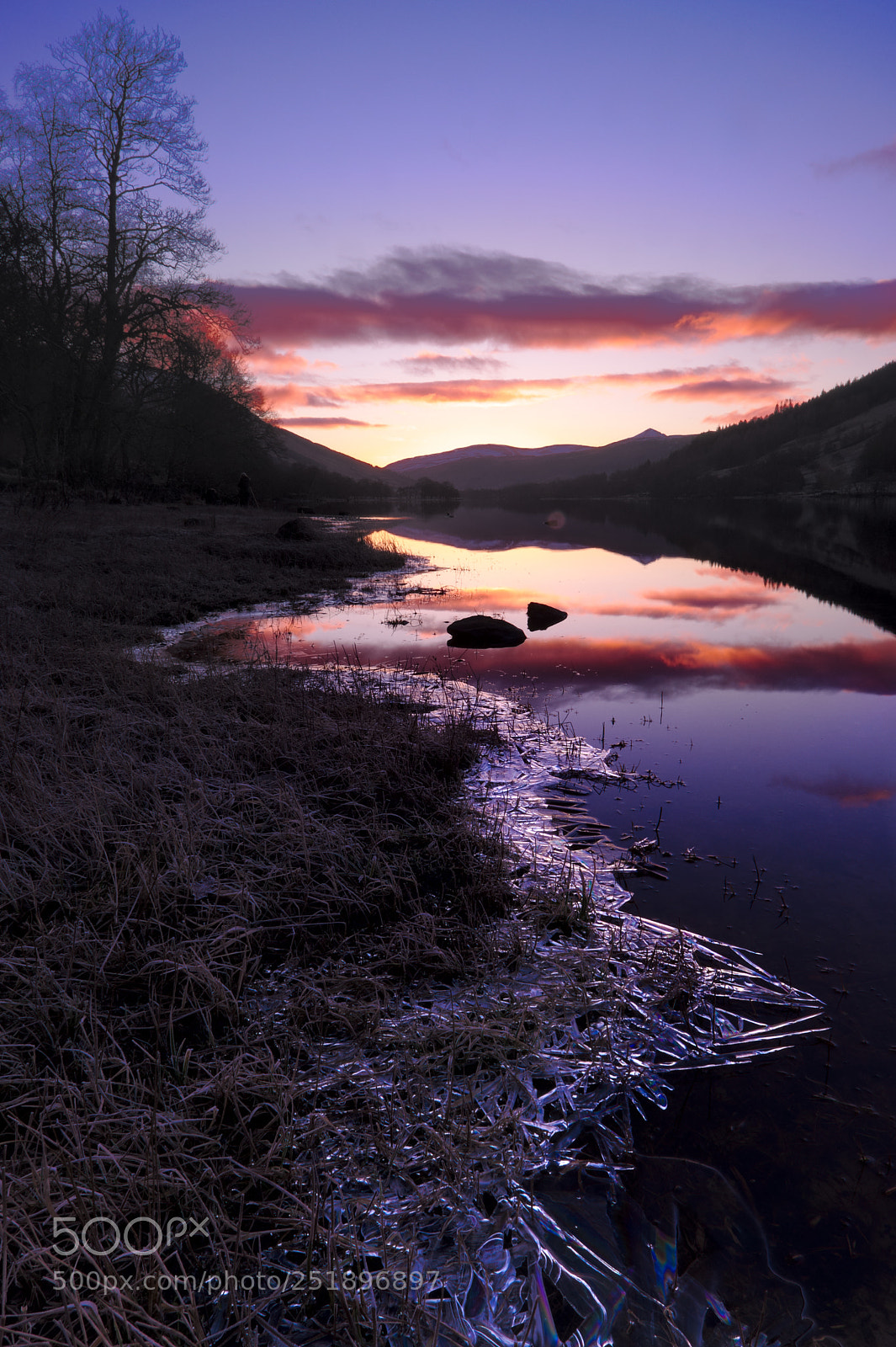 Fujifilm X-T2 sample photo. Loch voil sunrise photography
