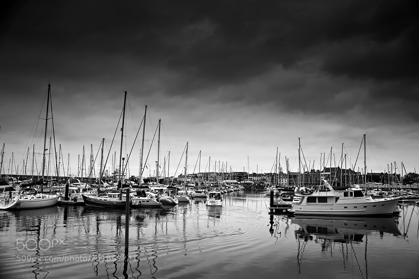Canon EF-S 18-55mm F3.5-5.6 IS sample photo. Bangor harbour photography