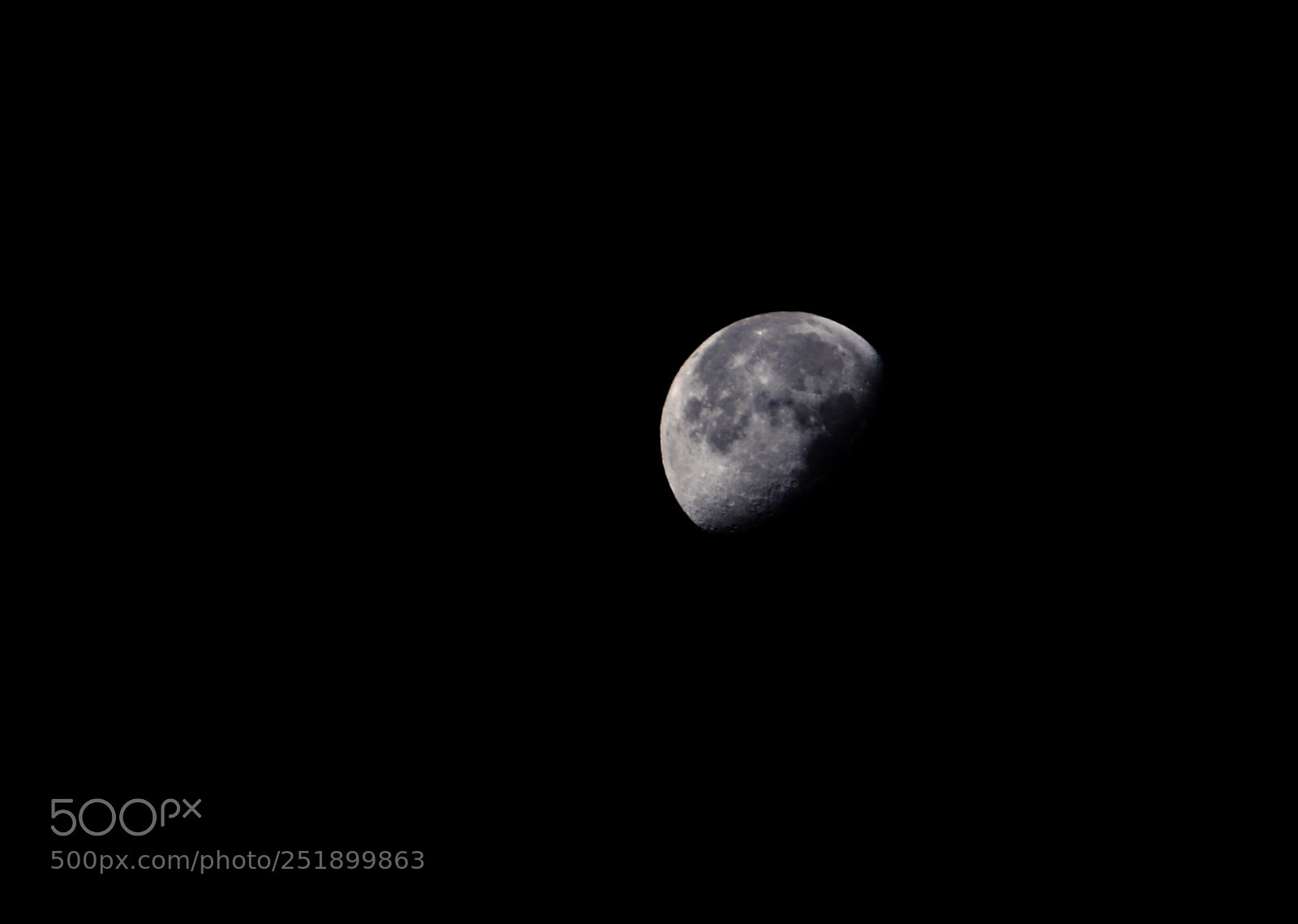 Canon EOS 7D sample photo. Moon photography