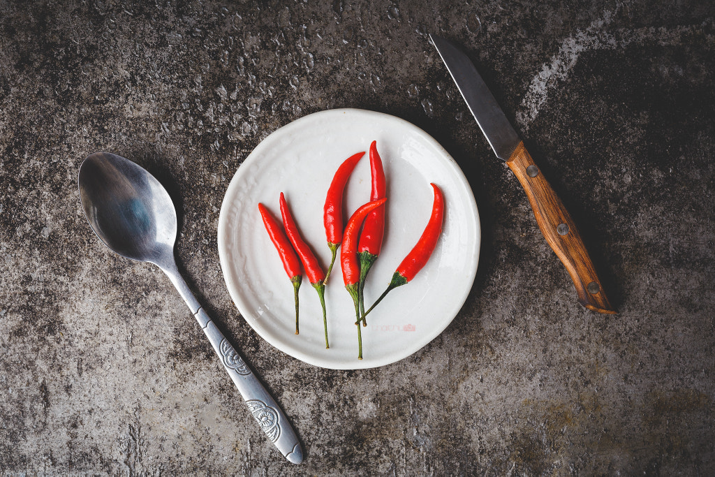 Red little chillies by Thai Thu on 500px.com