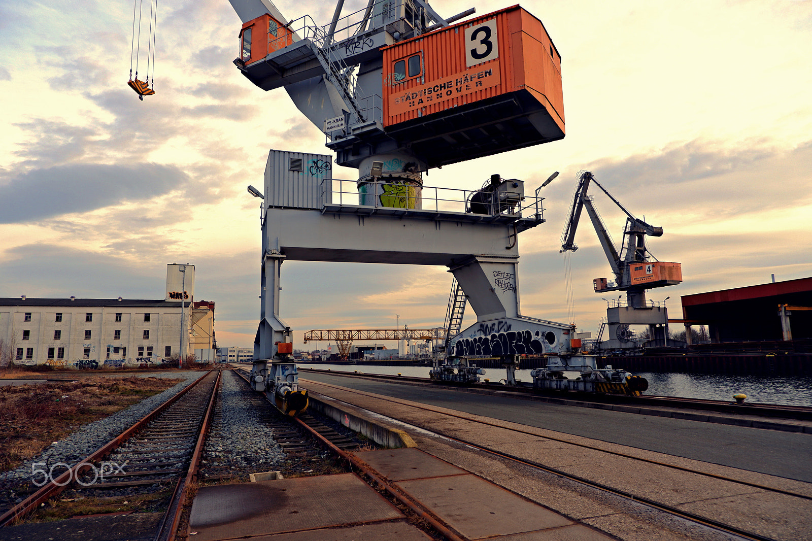 Fujifilm X-A5 sample photo. Crane number 3 (industrial landscape) photography