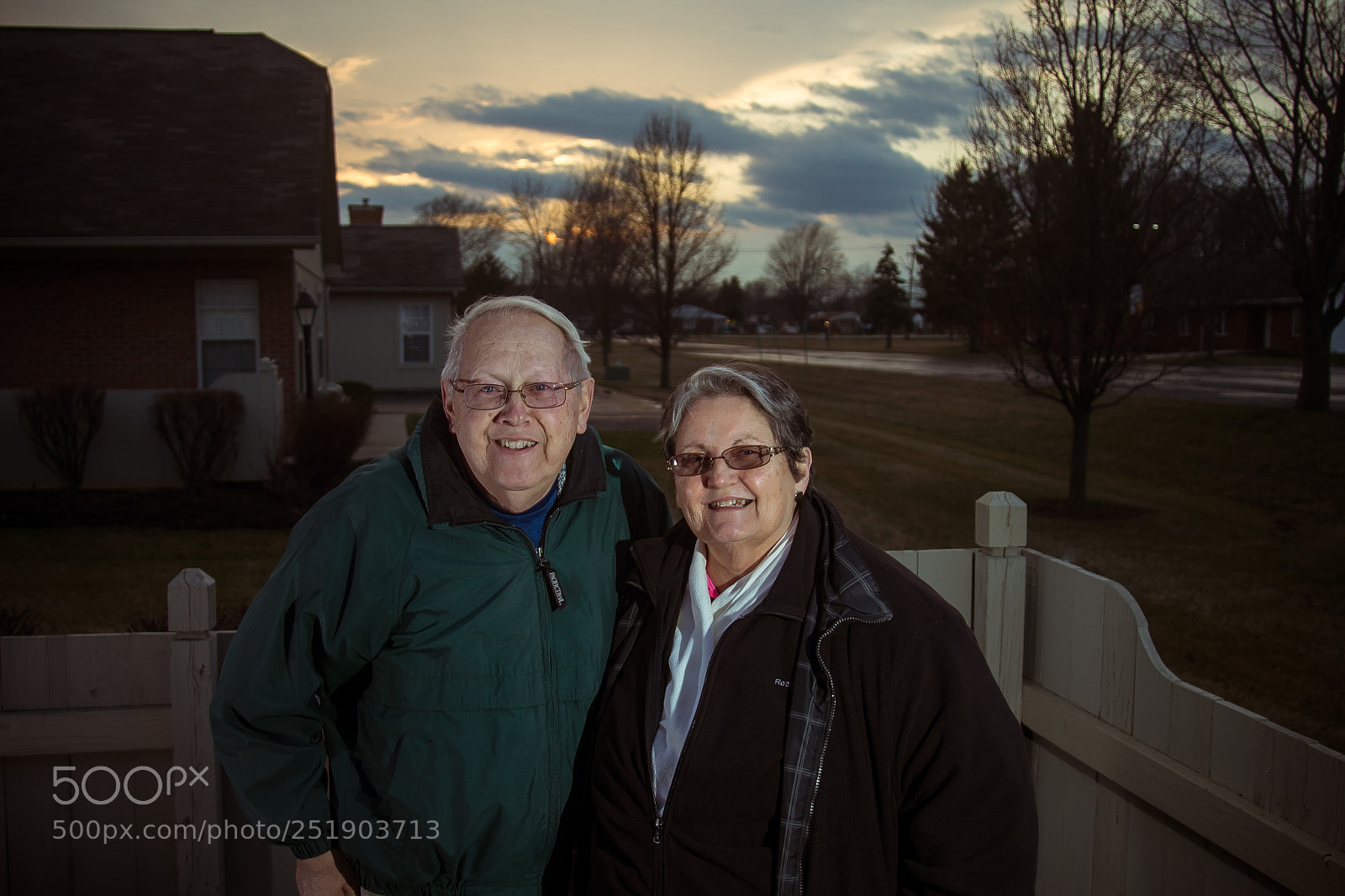 Nikon D610 sample photo. Suburban sunset photography