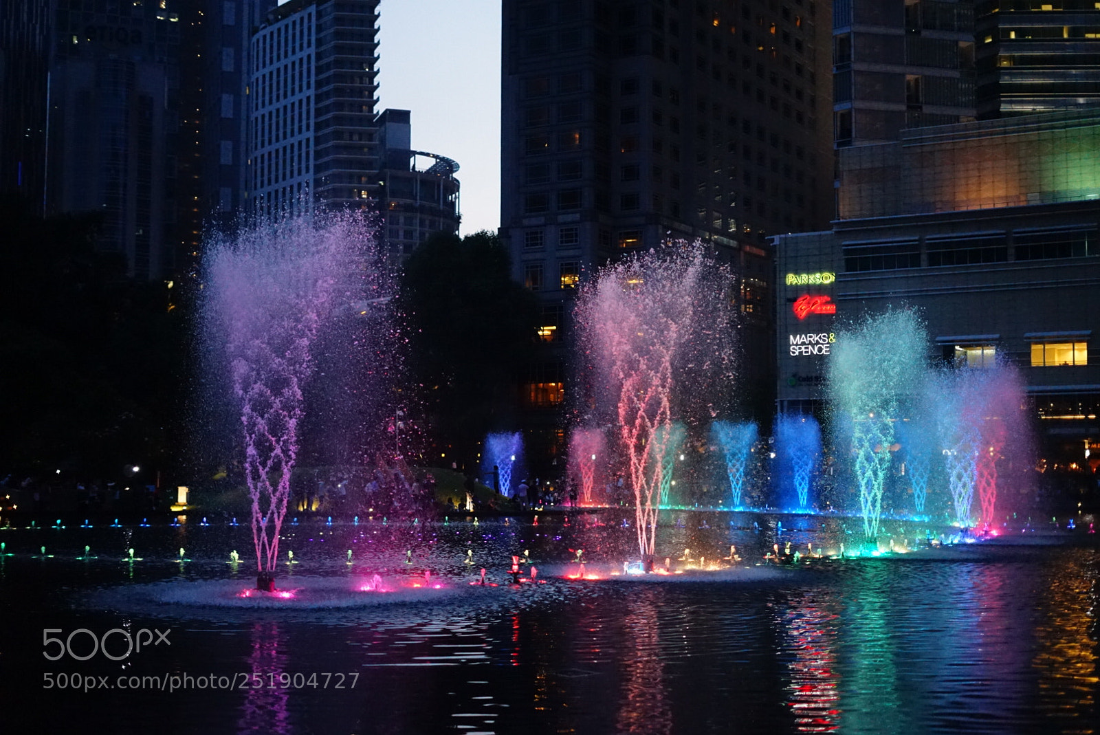 Sony a7 sample photo. Dancing fountain photography