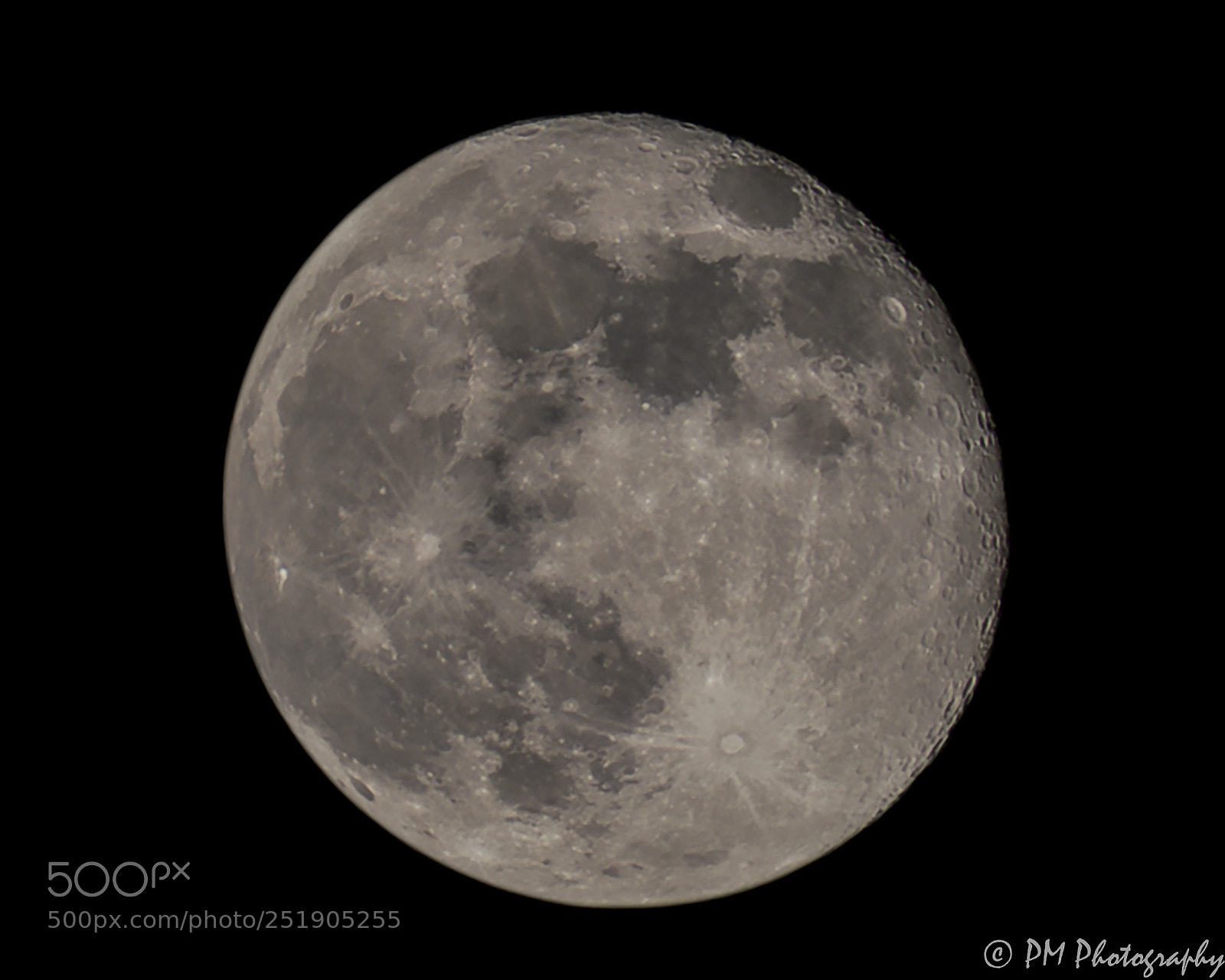 Nikon D500 sample photo. Moon photography