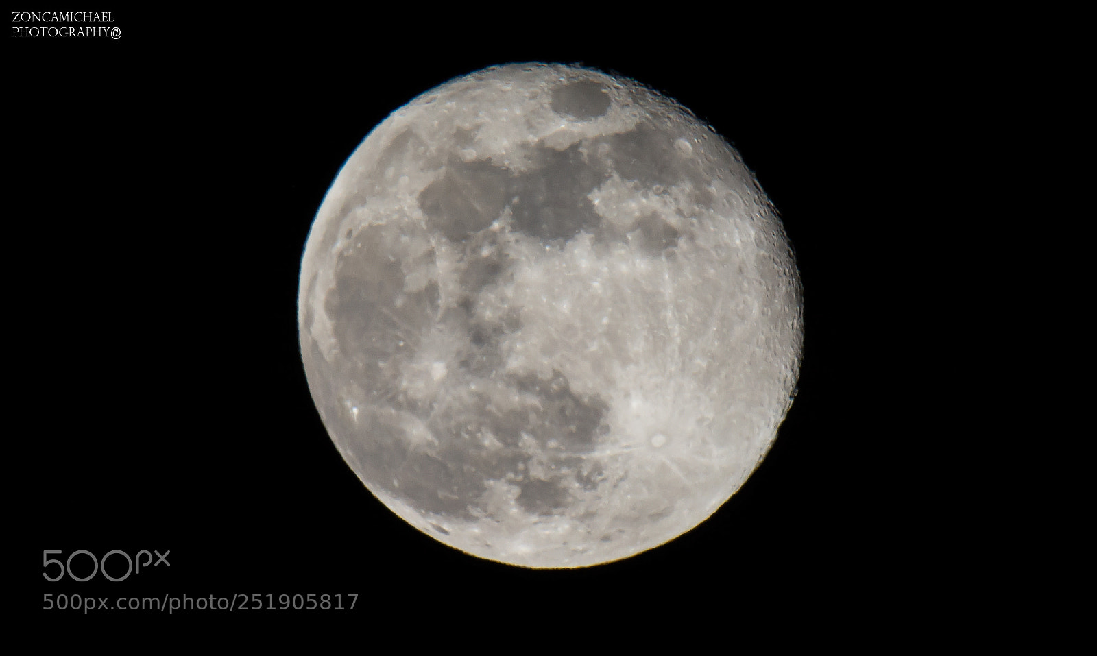 Nikon D7100 sample photo. Moon light photography