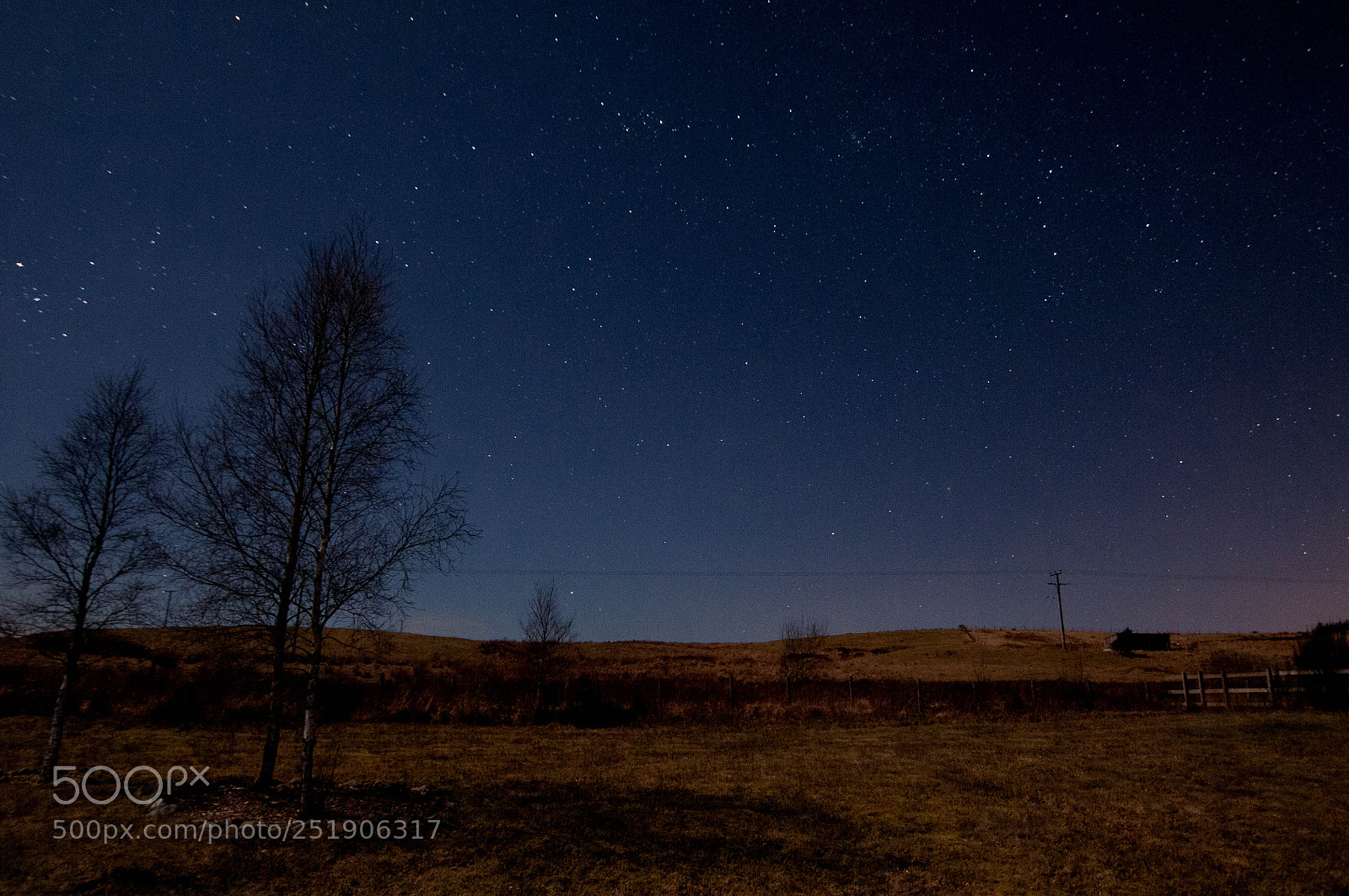 Nikon D300 sample photo. Night sky glentrool photography