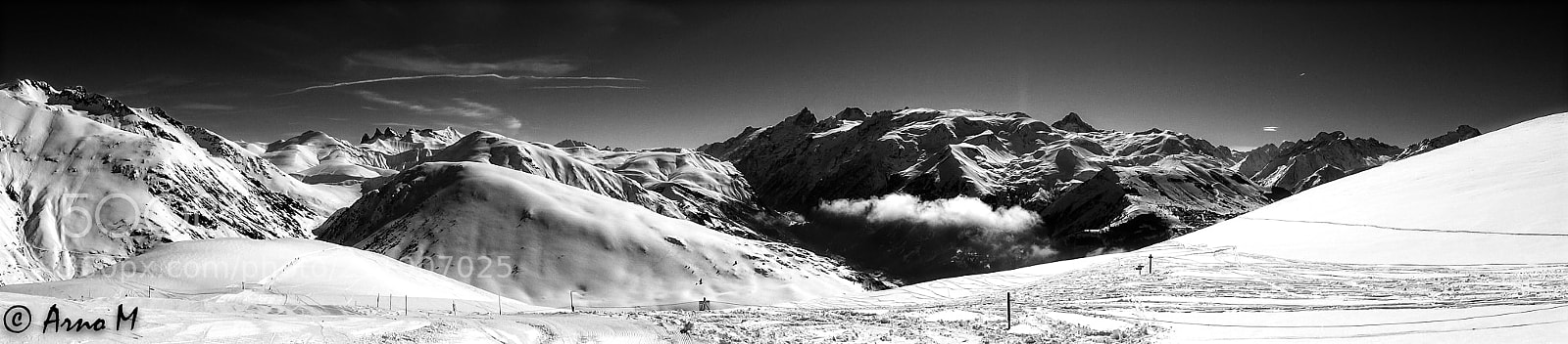 Sony Cyber-shot DSC-HX90V sample photo. Alpe d'huez b w photography