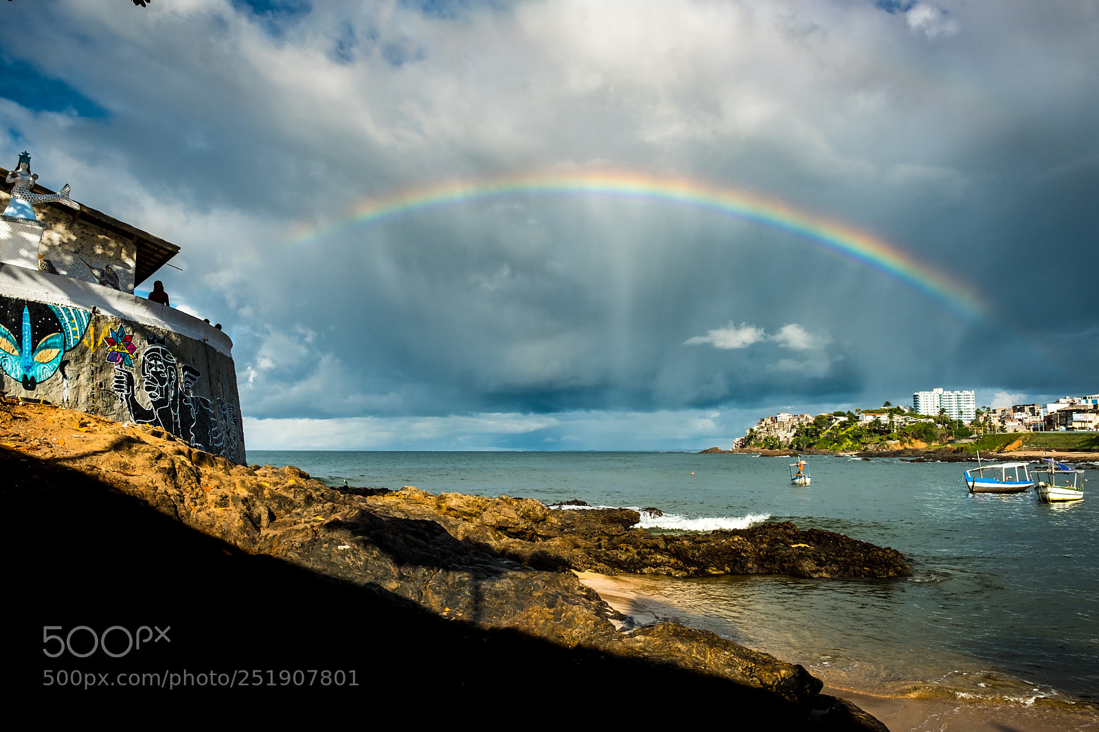 Fujifilm X-T2 sample photo. Rainbow over rio vermelho photography