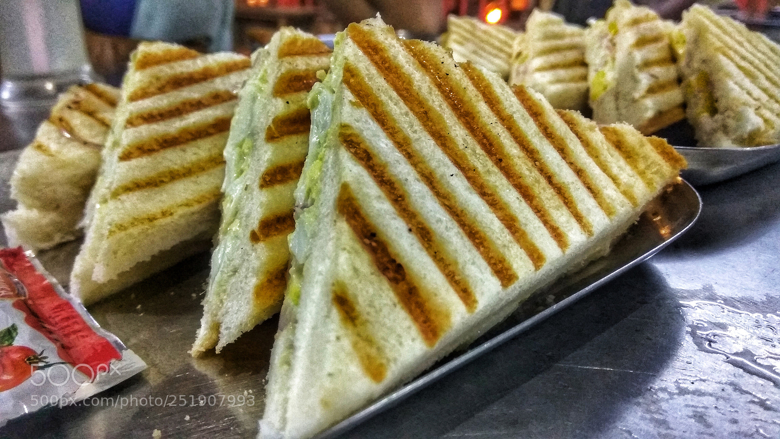 Xiaomi Redmi Note3 sample photo. Cheesy egg mayo sandwich photography
