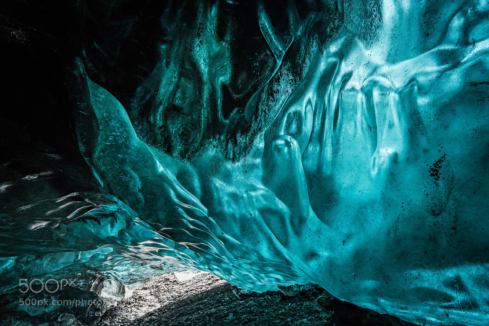 Sony a7R II sample photo. Ice cave photography