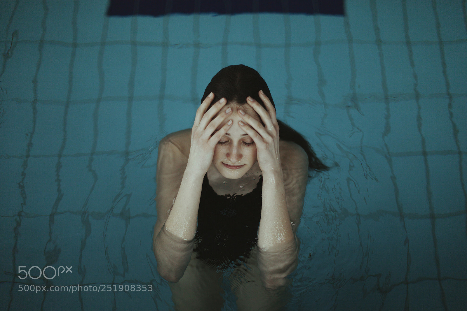 Canon EOS 5D Mark II sample photo. Pool mood photography